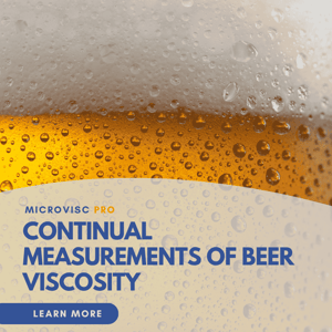 Continual Measurements of Beer Viscosity