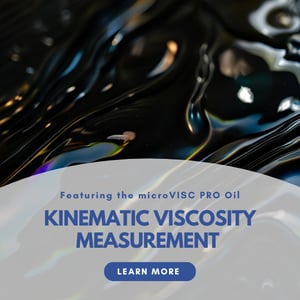 Kinematic Viscosity Measurement with microVISC PRO Oil Webinar CTA Tile